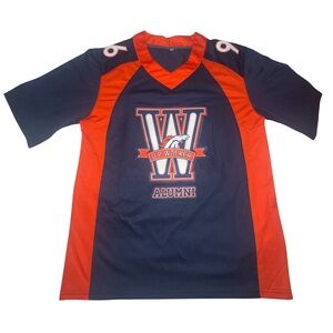 Navy and Orange Kids' Sports Jersey